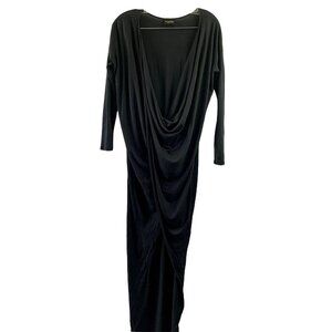 Audrey Women's Black Twist Low Front Top